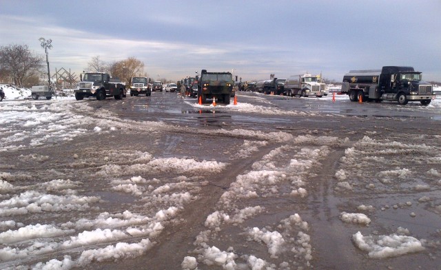 National Guard Fueling New York City Vehicles