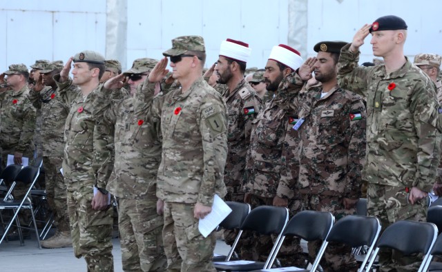 Remembrance Day ceremony held at Bagram Airfield