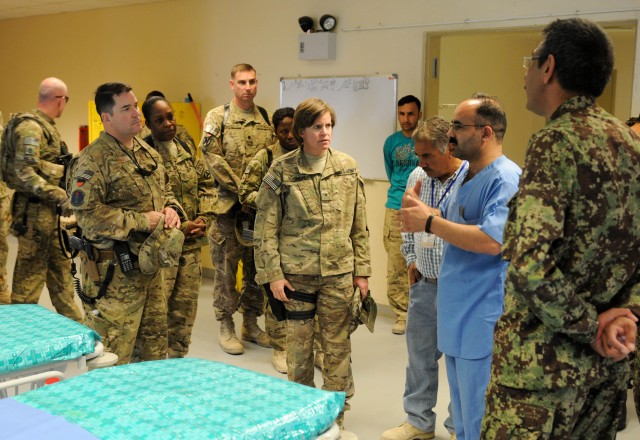 Sustainers visit Afghan military hospital