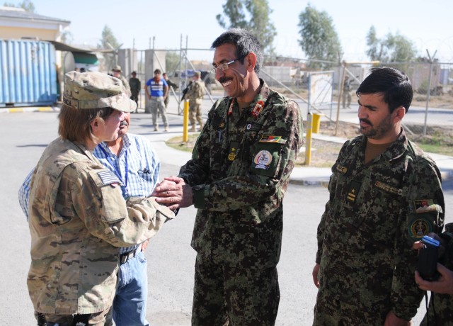 Sustainers visit Afghan military hospital