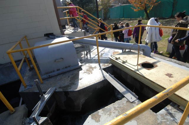 SAES students visit water treatment plant