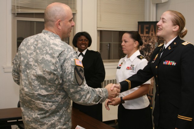 ASC Soldiers offer advice to Army ROTC cadets