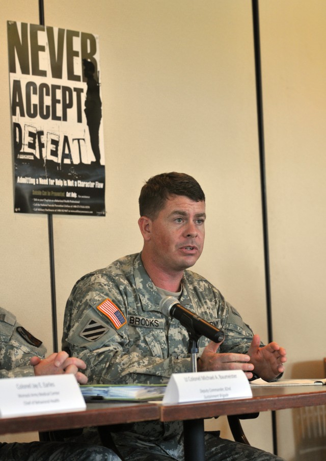 Fort Bragg Officials discuss importance of Suicide Prevention