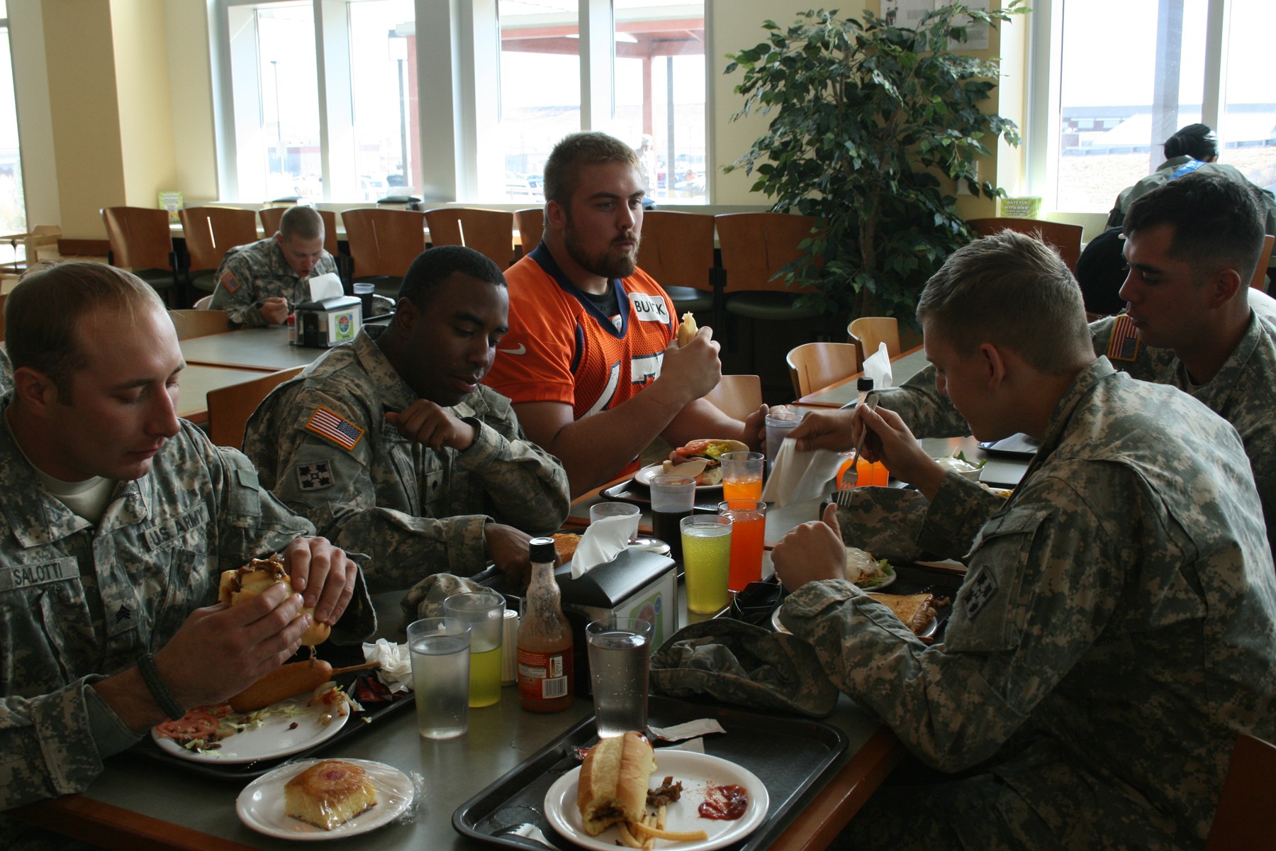 2nd BCT, 4th Inf. Div. spends day with Denver Broncos, Article