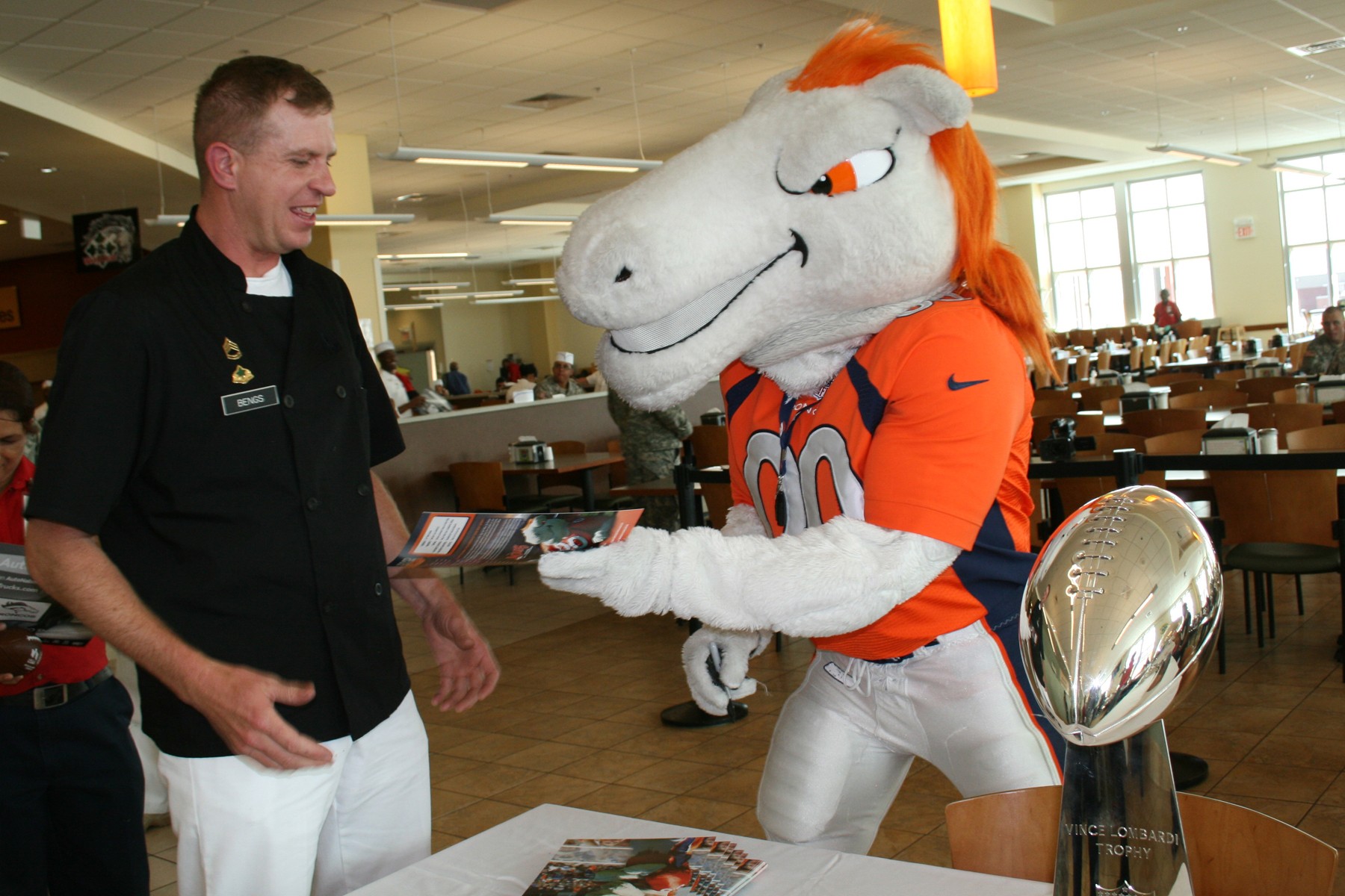 2nd BCT, 4th Inf. Div. spends day with Denver Broncos, Article