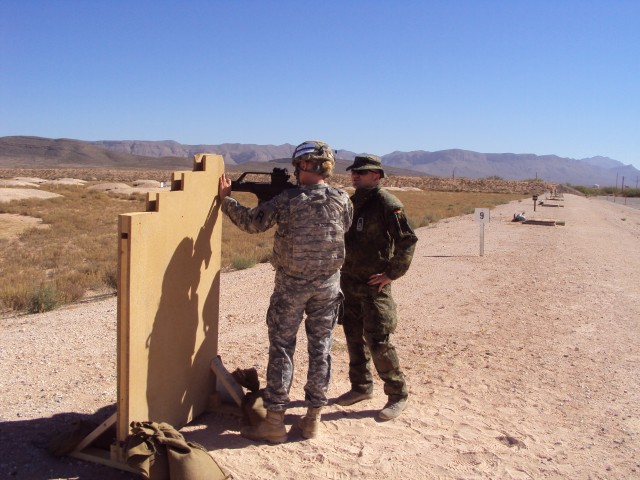 402nd FA hosts German/U.S. marksmanship badge training
