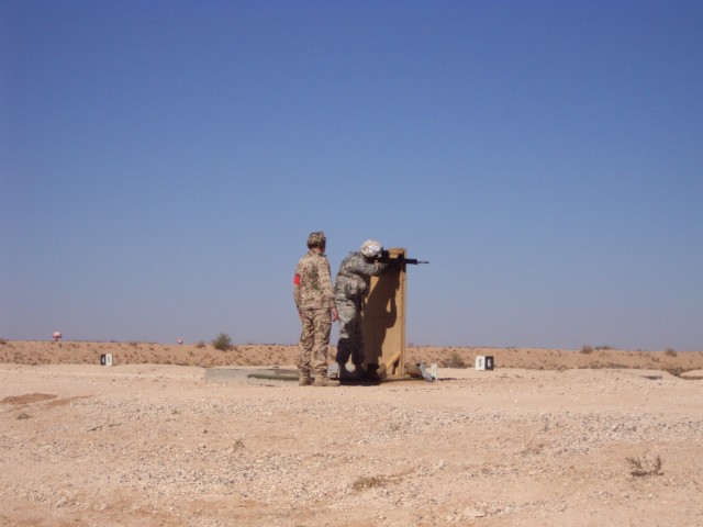 402nd FA hosts German/U.S. marksmanship badge training