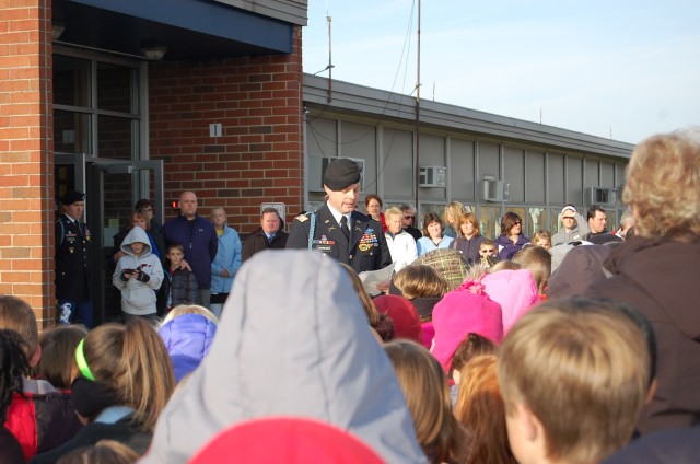 Fort Campbell Soldier honored at Ohio School