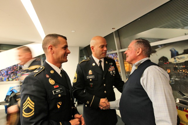 85th SC helps honor veterans during Chicago Bears Veterans Day game