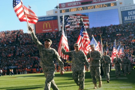 Warhorse Soldiers participate in Military Salute to Service; attend Denver  Bronco game, Article