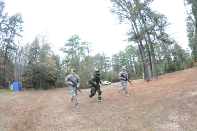 Bomb suit run