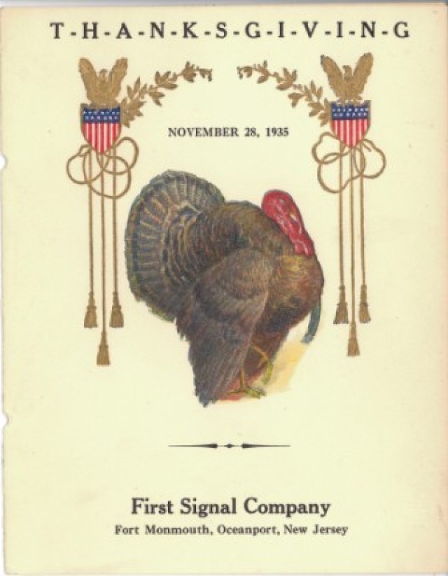 Thanksgiving in the Army