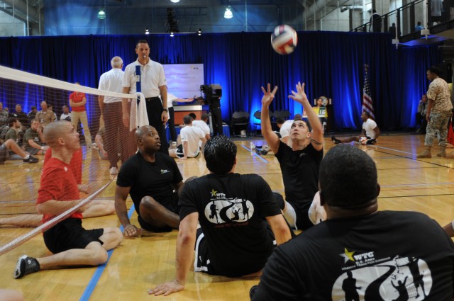 Army wins Warrior Care Month sitting volleyball tournament