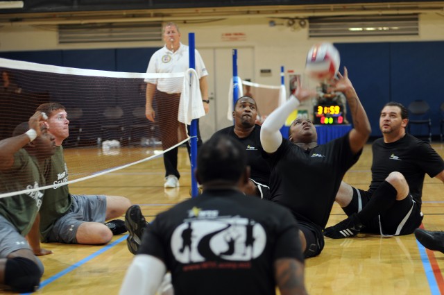 Army wins Warrior Care Month sitting volleyball tournament