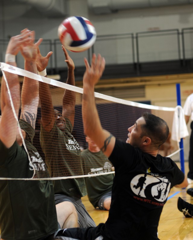 Army wins Warrior Care Month sitting volleyball tournament