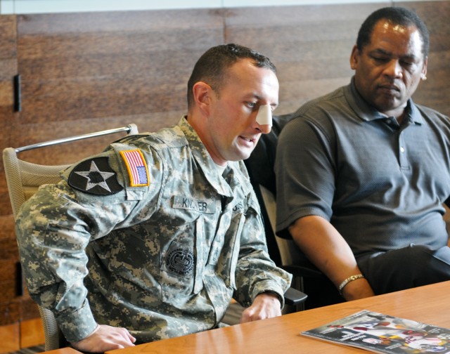 Soldiers, NFL players team up against traumatic brain injuries