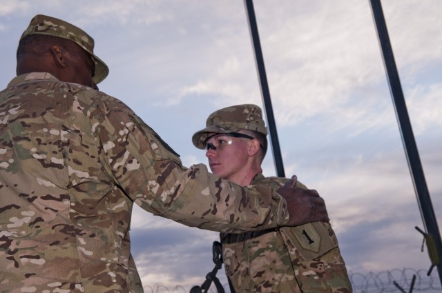 Army leaders survey battlefield and thank troops for service