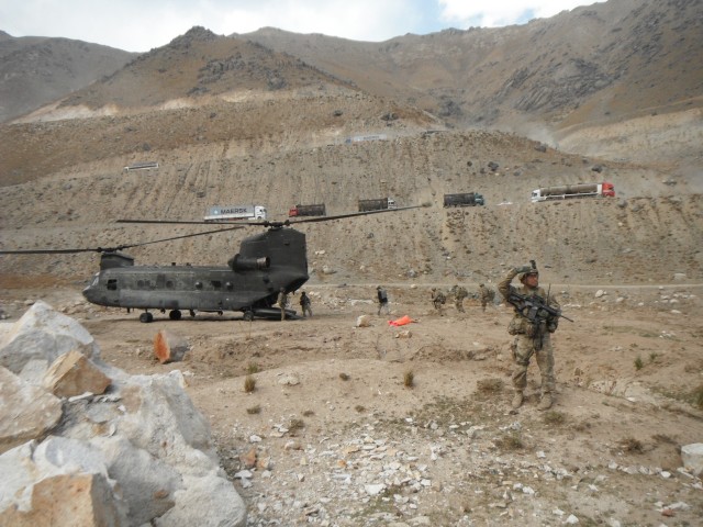 Mountain Blade: Partnership slices through historic Afghan pass 