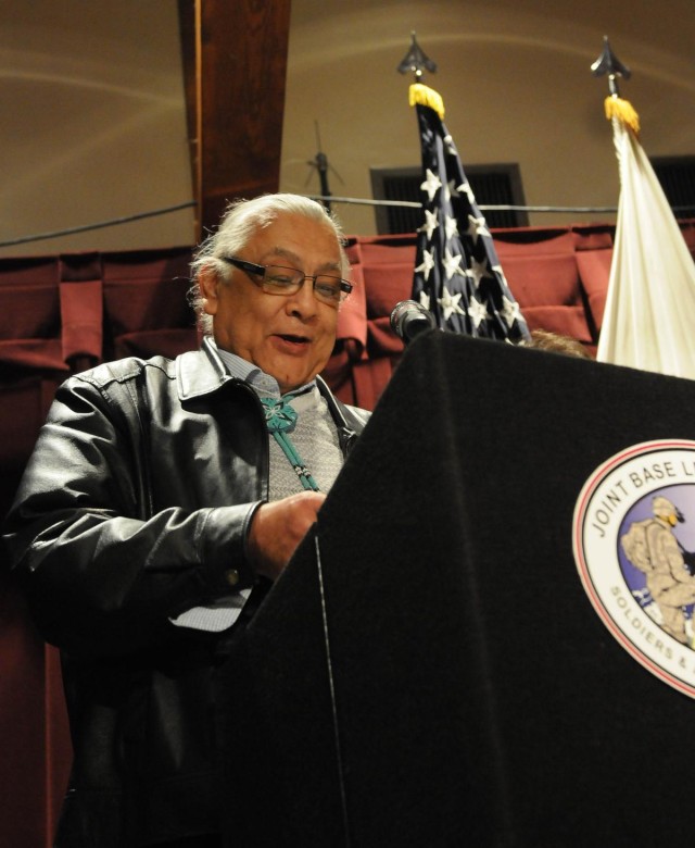 JBLM observes American Indian tradition