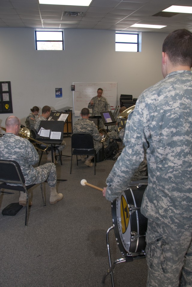 A look into the life of the 1st Cav. Band