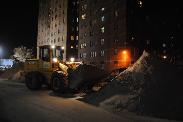 Army Corps Sand Removal Operations in NYC