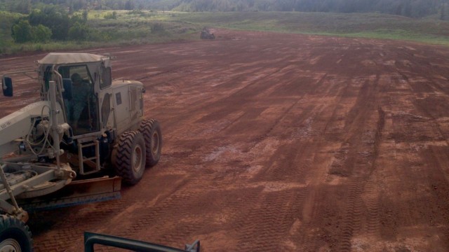 Soldiers help Airmen with drop zone, road repairs