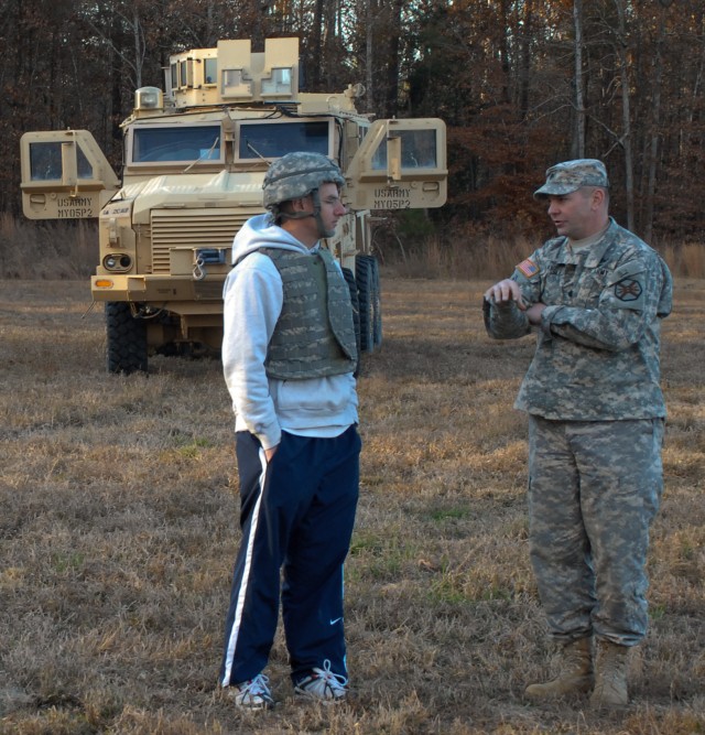 Caroline Community Council member participates in AP Hill's 1st Boots on the Ground day.