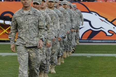 Warhorse Soldiers participate in Military Salute to Service; attend Denver  Bronco game, Article