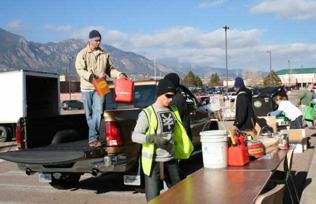 Community turns in household waste