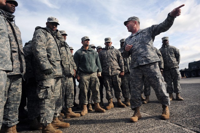 Senior leaders impressed by Guard response to Hurricane Sandy