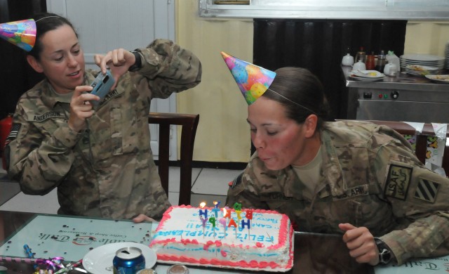 A family birthday in Afghanistan