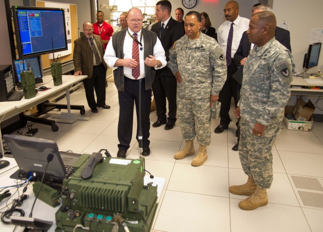 AMC General visits Aberdeen Proving Ground