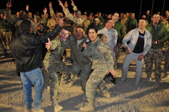 Marne music raises troop morale