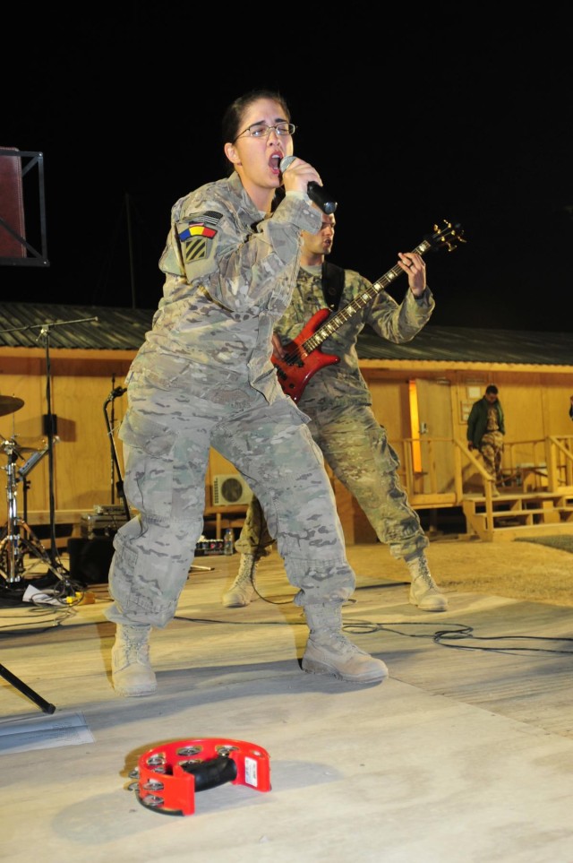 Marne music raises troop morale