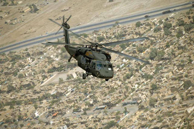 U.S. Army Blackhawk helicopter