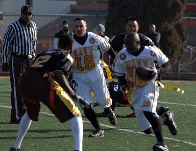 Flag football forges friendship