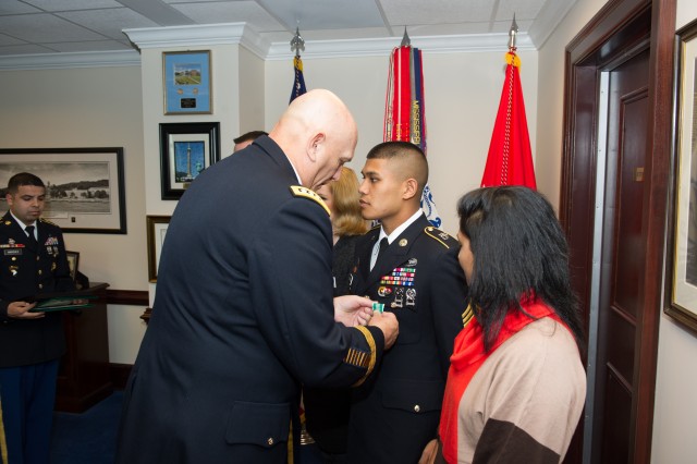 Award Ceremony for Sgt. Saral Shrestha