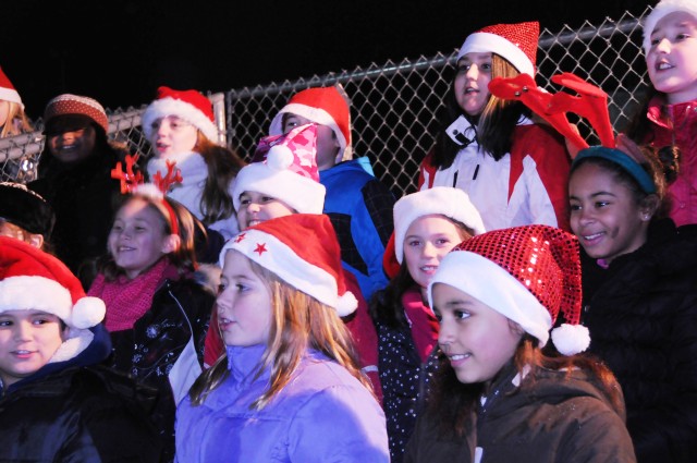 Keeping warm under Santa's hats