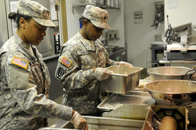Task Force Wildcat food service specialists serve up meals, morale