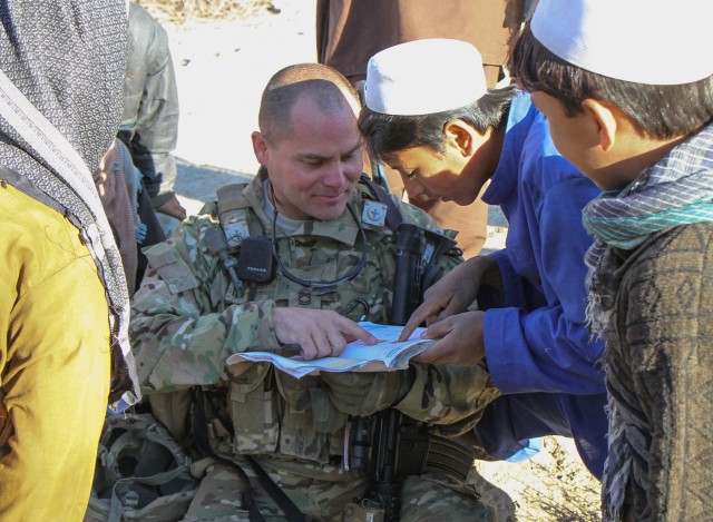 Afghan police lead Rakkasans in security operation