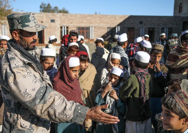 Afghan police lead Rakkasans in security operation