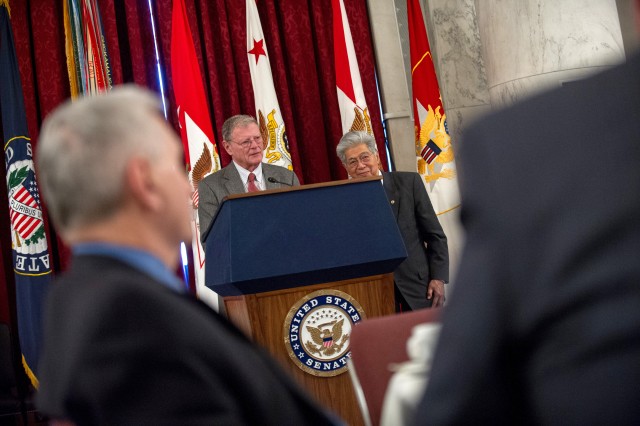 Senators James Inhofe and Daniel Akaka