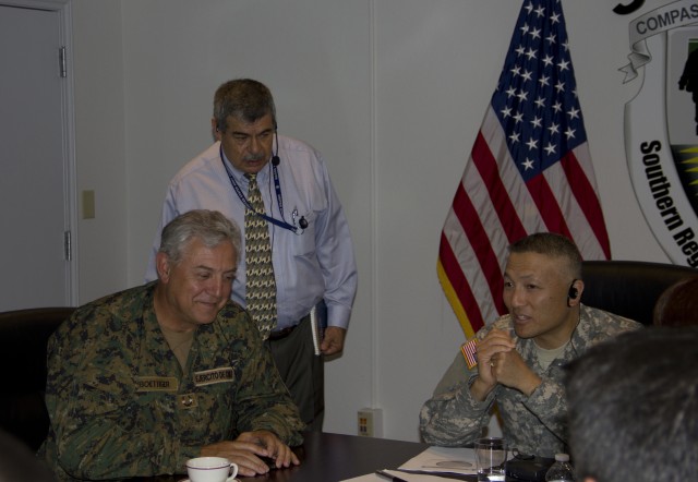 Army of Chile delegation visits Southern Regional Medical Command