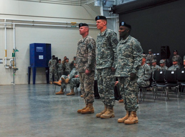 Thunderbolt Brigade welcomes, bids farewell to command sergeants major