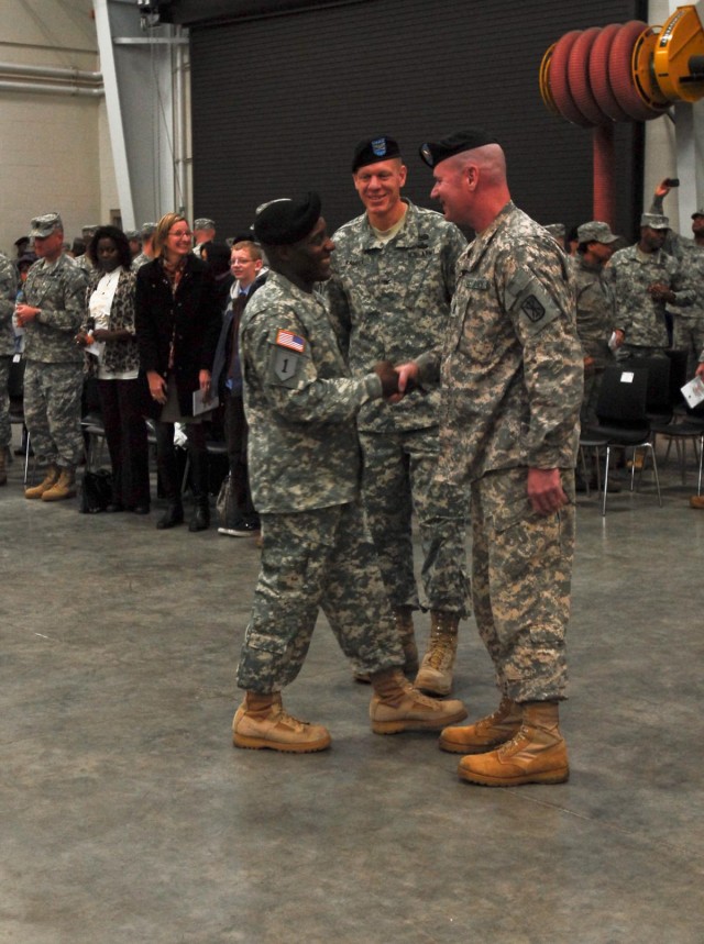 Thunderbolt Brigade welcomes, bids farewell to command sergeants major