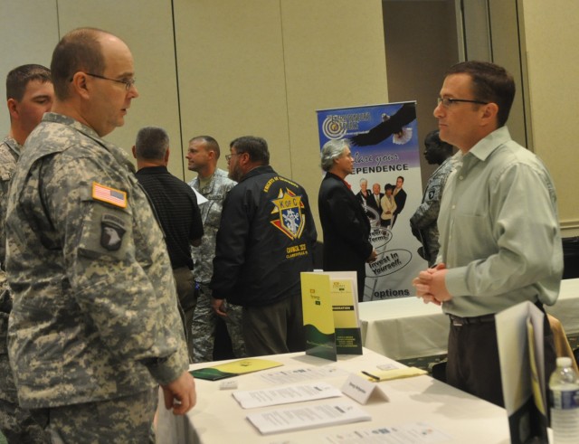 A step ahead: Wounded warriors offered exclusive access to job fair