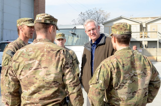 Governors visit troops at Bagram Airfield 