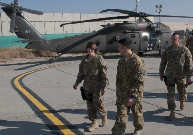 Chief Army Nurse visits Bagram
