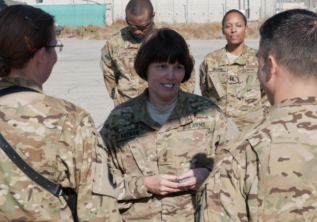 Chief Army Nurse visits Bagram