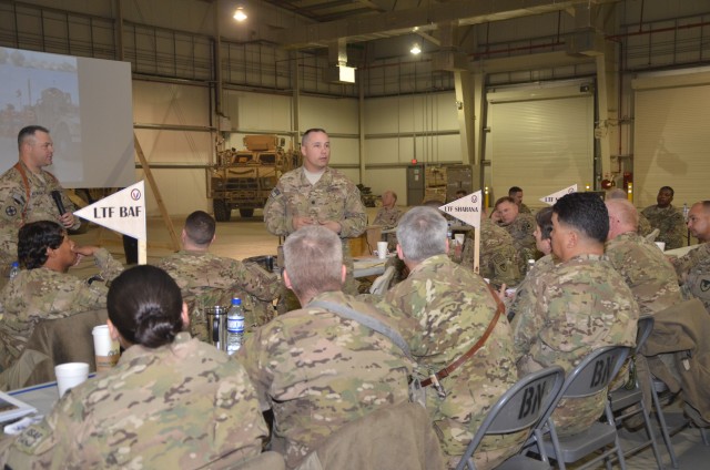 401st ROC Drill rehearses retrograde
